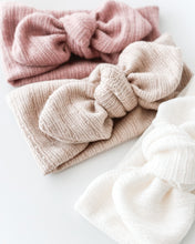 Load image into Gallery viewer, Dusty Pink Vintage Jersey Bow ( Limited edition)