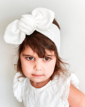 Load image into Gallery viewer, White Vintage Jersey Bow (Limited edition)
