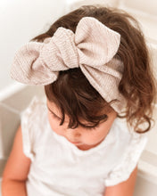 Load image into Gallery viewer, Beige Vintage Jersey Bow ( Limited edition)
