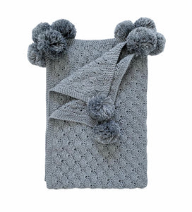 GRAY Baby Blanket