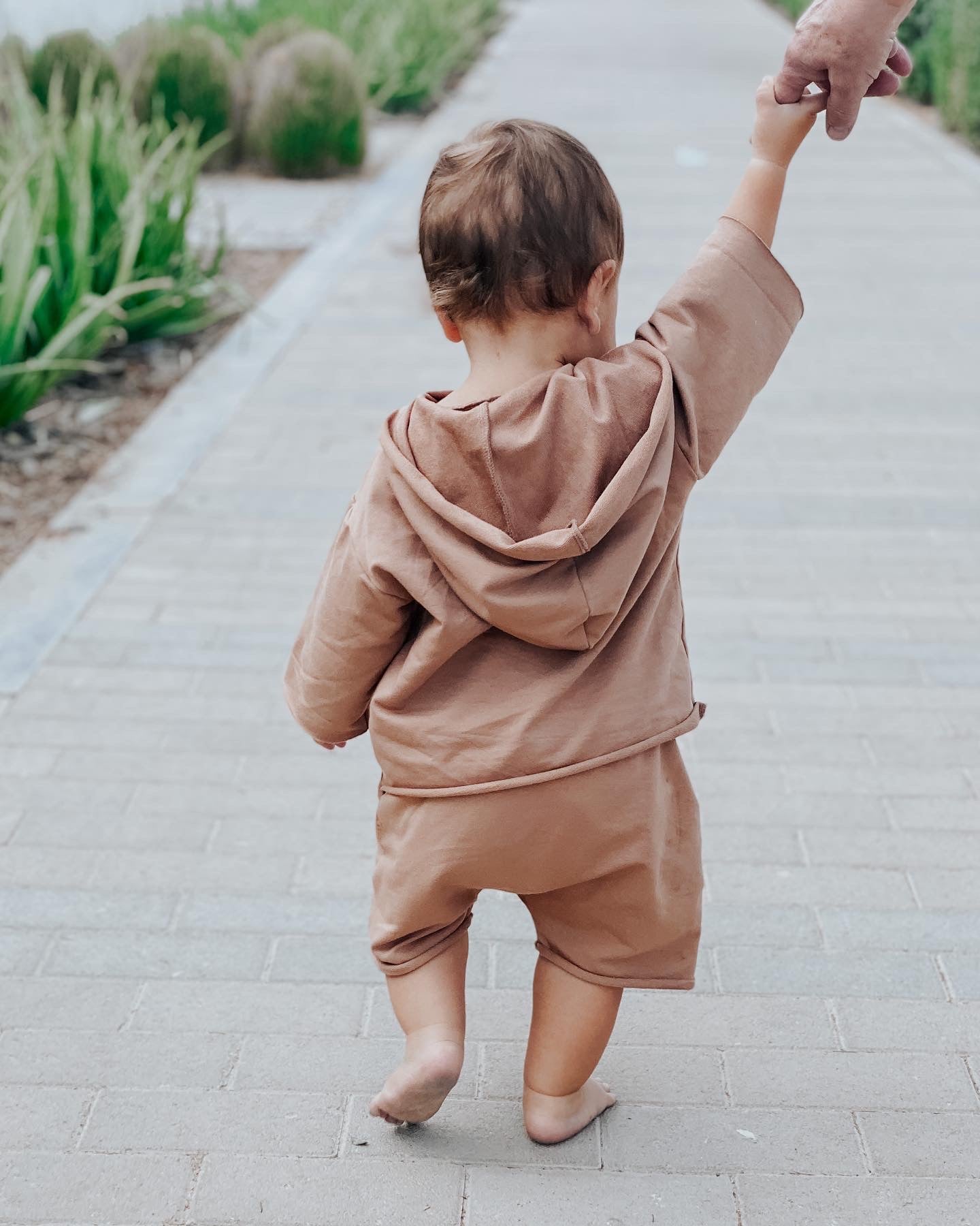 Urban Hoodie Top & Shorts Set