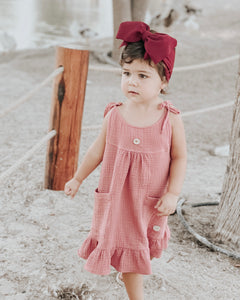 MAROON bow