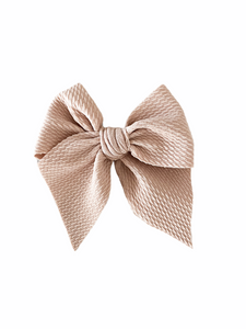 Clip Bow BEIGE