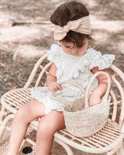 Load image into Gallery viewer, Jersey Summer Bows Set Ash &amp; Sand
